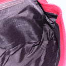 LOEWE Sender Shoulder Bag Leather Red Gold Auth 154754-23