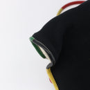 BOTTEGA VENETA Hand Bag Canvas Leather Multicolor Silver Auth 154756-14