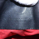 BOTTEGA VENETA Hand Bag Canvas Leather Multicolor Silver Auth 154756-10