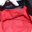 BOTTEGA VENETA Hand Bag Canvas Leather Multicolor Silver Auth 154756-18