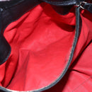 BOTTEGA VENETA Hand Bag Canvas Leather Multicolor Silver Auth 154756-20