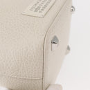 Maison Margiela 5AC Chain Shoulder Bucket Bag Leather 2way White Auth 154759-10