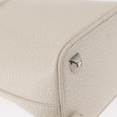 Maison Margiela 5AC Chain Shoulder Bucket Bag Leather 2way White Auth 154759-16