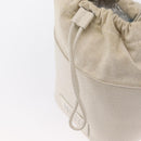 Maison Margiela 5AC Chain Shoulder Bucket Bag Leather 2way White Auth 154759-19
