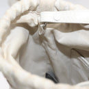 Maison Margiela 5AC Chain Shoulder Bucket Bag Leather 2way White Auth 154759-22