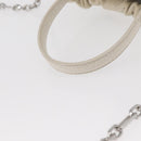 Maison Margiela 5AC Chain Shoulder Bucket Bag Leather 2way White Auth 154759-7