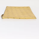 BALENCIAGA Clutch Bag Leather Gold 482874 Auth 154760-4