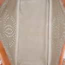 CHANEL Triple Coco Chain Tote Bag Patent leather Pink Silver CC Auth 154762-10