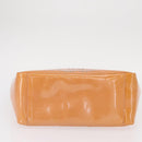 CHANEL Triple Coco Chain Tote Bag Patent leather Pink Silver CC Auth 154762-5