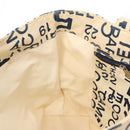 CHANEL Bysy line Tote Bag Canvas Plastic Navy Clear CC Auth 154763-16