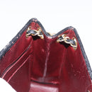 CHANEL Matelasse Chain Shoulder Bag Patent leather Black Gold CC Auth 154765-20