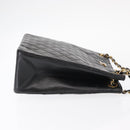 CHANEL Matelasse Chain Shoulder Bag Patent leather Black Gold CC Auth 154765-4