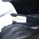 CHANEL COCO Mark Chain Shoulder Bag Enamel Black Gold CC Auth 154768-11