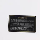 CHANEL COCO Mark Chain Shoulder Bag Enamel Black Gold CC Auth 154768-12