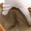 CHANEL Matelasse Chain Shoulder Bag Suede Beige gold CC Auth 154770-20