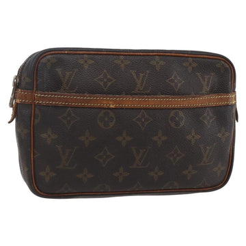LOUIS VUITTON Monogram Compiegne 23 Clutch Bag M51847 LV Auth 154777