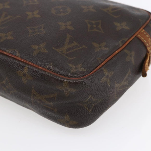 LOUIS VUITTON Monogram Compiegne 23 Clutch Bag M51847 LV Auth 154777