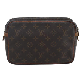 LOUIS VUITTON Monogram Compiegne 23 Clutch Bag M51847 LV Auth 154777 - 0