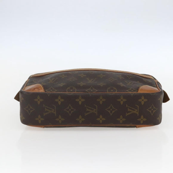 LOUIS VUITTON Monogram Compiegne 28 Clutch Bag M51845 LV Auth 154778
