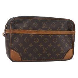 LOUIS VUITTON Monogram Compiegne 28 Clutch Bag M51845 LV Auth 154779