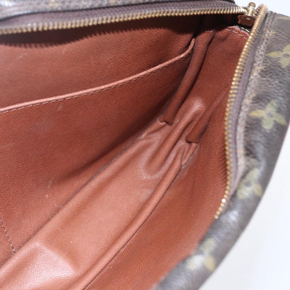 LOUIS VUITTON Monogram Compiegne 28 Clutch Bag M51845 LV Auth 154779