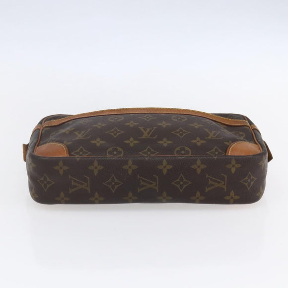 LOUIS VUITTON Monogram Compiegne 28 Clutch Bag M51845 LV Auth 154779