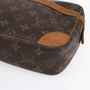 LOUIS VUITTON Monogram Compiegne 28 Clutch Bag M51845 LV Auth 154779-8