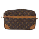 LOUIS VUITTON Monogram Compiegne 28 Clutch Bag M51845 LV Auth 154780-13