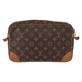 LOUIS VUITTON Monogram Compiegne 28 Clutch Bag M51845 LV Auth 154780 - 0