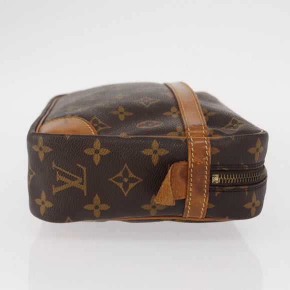 LOUIS VUITTON Monogram Compiegne 28 Clutch Bag M51845 LV Auth 154780