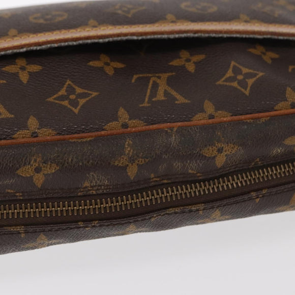 LOUIS VUITTON Monogram Compiegne 28 Clutch Bag M51845 LV Auth 154780