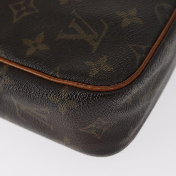 LOUIS VUITTON Monogram Compiegne 23 Clutch Bag M51847 LV Auth 154781