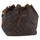 LOUIS VUITTON Monogram Petit Noe Shoulder Bag M42226 LV Auth 154786-1
