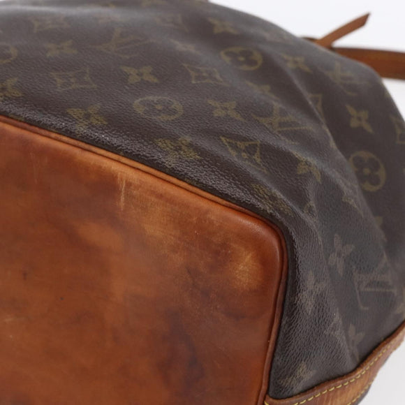 LOUIS VUITTON Monogram Petit Noe Shoulder Bag M42226 LV Auth 154786