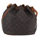 LOUIS VUITTON Monogram Petit Noe Shoulder Bag M42226 LV Auth 154786-2