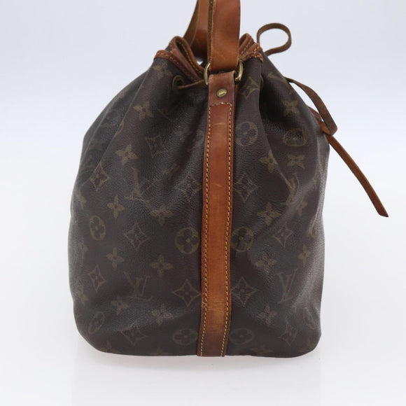LOUIS VUITTON Monogram Petit Noe Shoulder Bag M42226 LV Auth 154786