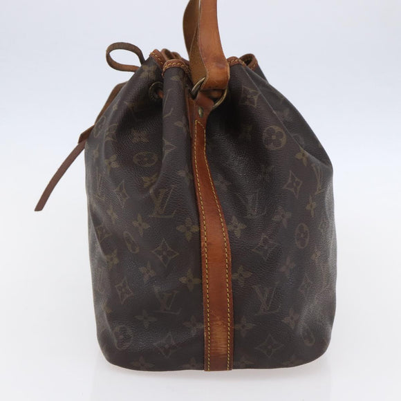 LOUIS VUITTON Monogram Petit Noe Shoulder Bag M42226 LV Auth 154786
