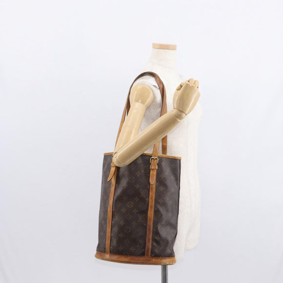 LOUIS VUITTON Monogram Bucket GM Shoulder Bag M42236 LV Auth 154791