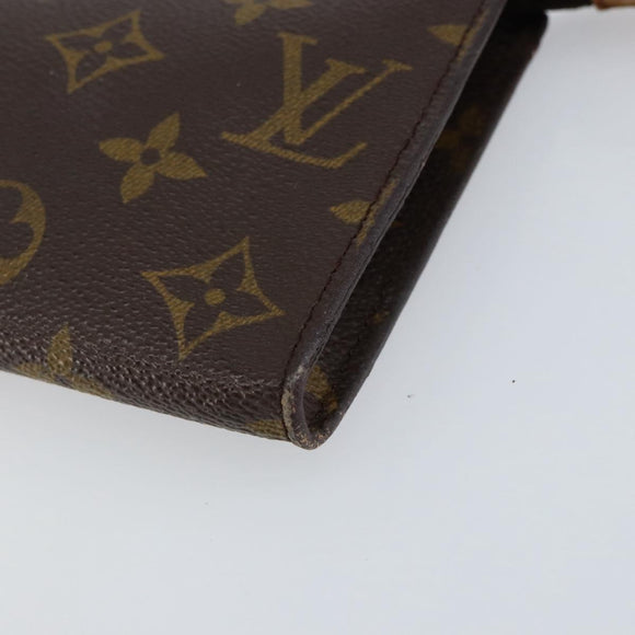 LOUIS VUITTON Monogram Bucket GM Accessory Pouch LV Auth 154792