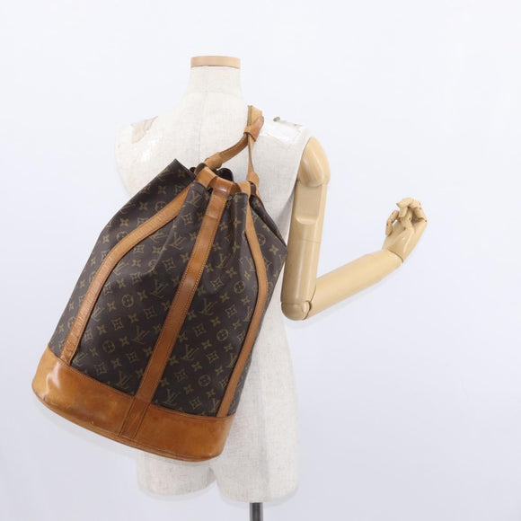 LOUIS VUITTON Monogram Randonnee GM Shoulder Bag M42244 LV Auth 154793