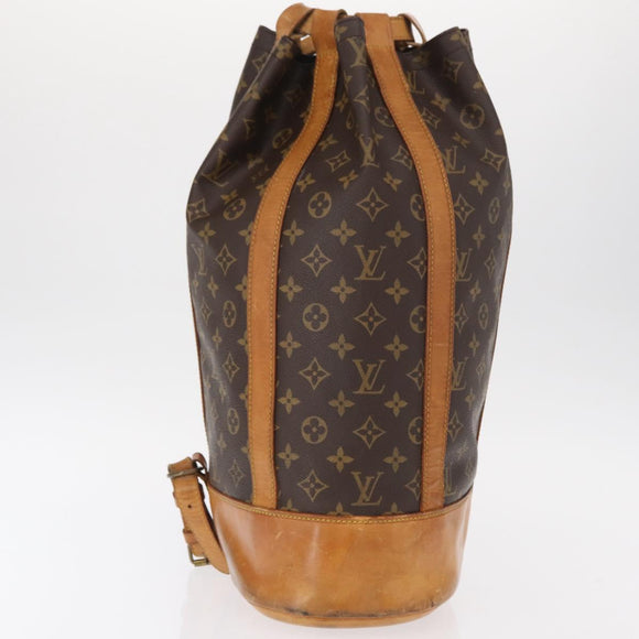 LOUIS VUITTON Monogram Randonnee GM Shoulder Bag M42244 LV Auth 154793