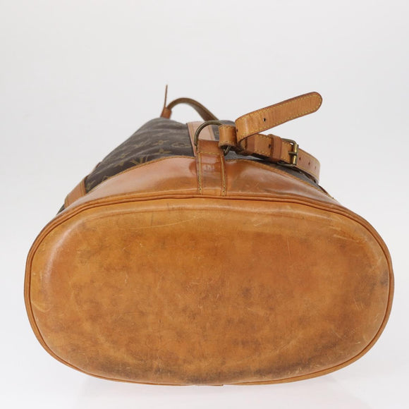 LOUIS VUITTON Monogram Randonnee GM Shoulder Bag M42244 LV Auth 154793