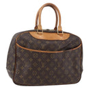LOUIS VUITTON Monogram Deauville Hand Bag M47270 LV Auth 154796-1