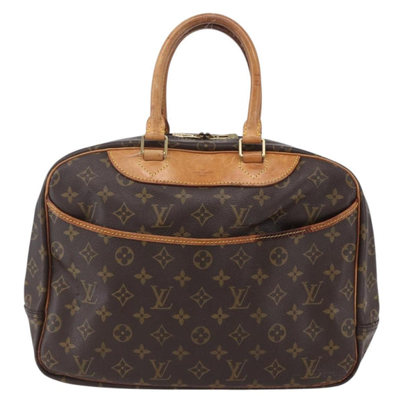 LOUIS VUITTON Monogram Deauville Hand Bag M47270 LV Auth 154796