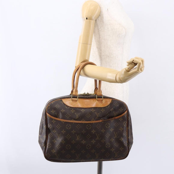LOUIS VUITTON Monogram Deauville Hand Bag M47270 LV Auth 154796