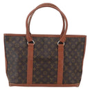 LOUIS VUITTON Monogram Sac Weekend PM Hand Bag M42425 LV Auth 154798-13