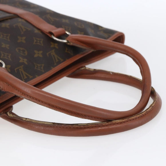 LOUIS VUITTON Monogram Sac Weekend PM Hand Bag M42425 LV Auth 154798