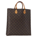 LOUIS VUITTON Monogram Sac Plat Hand Bag M51140 LV Auth 154800-1