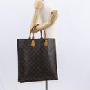 LOUIS VUITTON Monogram Sac Plat Hand Bag M51140 LV Auth 154800-21