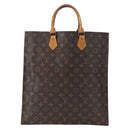 LOUIS VUITTON Monogram Sac Plat Hand Bag M51140 LV Auth 154800-3